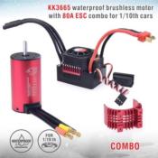 UK-Combo 1/10 ESC 80A + Brushless motor 3665   3100kV SURPASS HOBBY