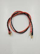 UK-DEAN 50cm 14awg charging cord for 4mm pk charger output WSLINE