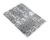 UK-1up Racing Factory Pre-Cut Decals - Gray 1UP RACING