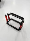 UK-Carbon steering servo mount RED for EB48 2.X / ET48 2.X WS-LINE