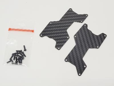 UK-Rear triangle reinforcement Carbon 2.0 mm HB World Spec (2) OPTIMA