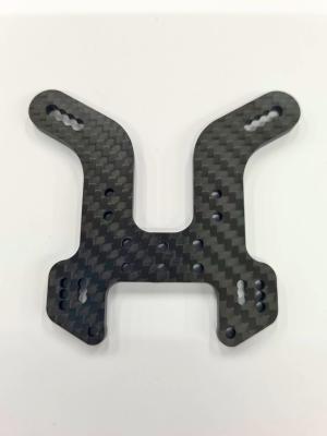 UK-Rear shock tower 4mm carbon type US EB48 2.0/2.1 WS-LINE