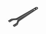 UK-X4 Graphite Upper Deck - Split Front - 2.0mm X-RAY