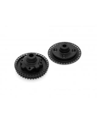 UK-X4 Composite Gear Differential Case with 38T Pulley & Cover X-RAY