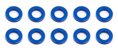 UK-Ballstud Washers, 5.5x3.0x1.0 mm, blue aluminum TEAM-ASSOCIATED