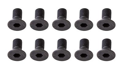 UK-Screws, M2.5x8mm FHCS, 2mm hex (10) TEAM ASSOCIATED