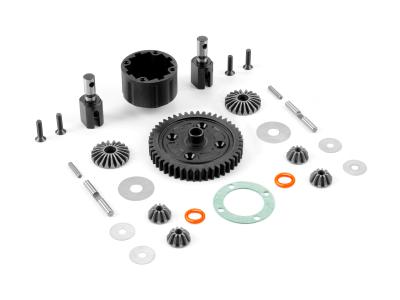 UK-Center differential small with composite spur gear 46T set XB8E X-RAY