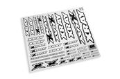 UK-Sticker For Body - White X-RAY