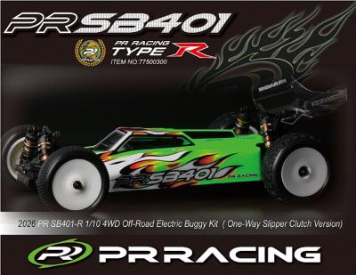 UK-Buggy 1/10 SB401-R 2026 4wd Carpet (one way slipper) (car only) PR-RACING