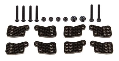 UK-Rear Hub Tower Set, carbon fiber RC8B4.1/E