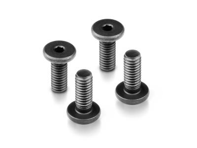 UK-Hex screw flat head cap FHS M4x10 (4) X-RAY