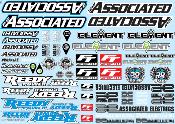 UK-AE Branding Decal Sheet TEAM-ASSOCIATED