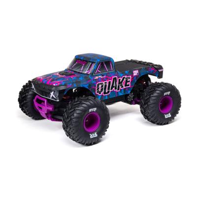 UK-Monster 1/10 QUAKE 223S DSC 2WD RTR Brushless Monster Truck, Purple ARRMA