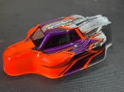 UK-Body "MYSTRAL" Orange Fluo/Violet/Gun Métal Universel WS-LINE