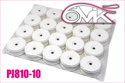 UK-Pack of Rims 1/8 MEGA White (10 paires) 6-MIK