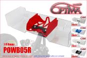 UK- Flexible center fin for Lexan fin (choice of color) OPTIMA
