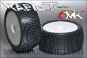 Uk-Tires Truggy RAPID-T glued on rims ULTRA (2) 6-MIK