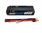 UK-Lipo Batterie 2S 7.6V 8000mAh 130C 5mm with DEAN cable DXF