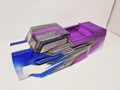 UK-BODYWORK ET48 2.0 WHITE/BLUE/GUN METAL/PURPLE PAINTED FOR ET48 2.0 TEKNO-RC