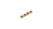 UK-Ball Bearing 5x11x4 RED Rubber (4) SWORKZ