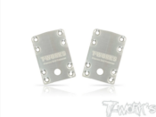 UK-Stainless Steel Rear Chassis Skid Protector ( Team Associated RC10 B74 ) 2pcs. T-WORK'S