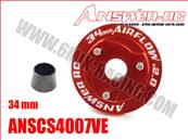 UK-Flywheel ventilated 3p 34mm blac ANSWER-RC