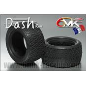 UK-Pneus DASH arrières Pink + inserts (la paire) 6-MIK