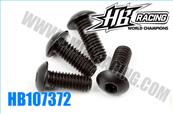 UK-DROOP SCREW M4x10mm (4pcs) HB RACING