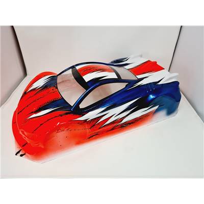UK-Hyper GT8 body paint (White/Fluorescent Red/Blue) BITTYDESIGN