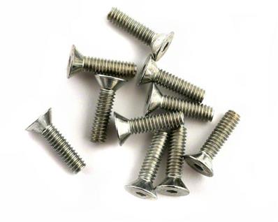 UK-Flat Head Screws, 5-40 x 1/2" (10) LOSI