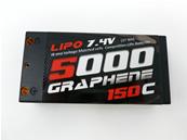 UK-Accus Shorty 5000mAh 150C Graphène 2S2P (prise PK 4mm) WS-LINE