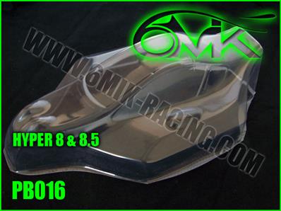 UK-Body lexan for Hobao Hyper 8/8.5 (unpainted) 6-MIK