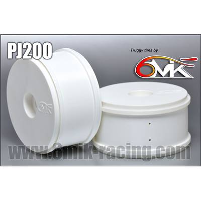 UK-White TRUGGY rims (2) 6-MIK