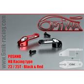 UK-Optima lockable servo horn type HB 25T Black OPTIMA