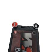 UK-Lockdown Heatsink Bullet Plug Grips with 5mm Bullets (Black/Red) WS-LINE