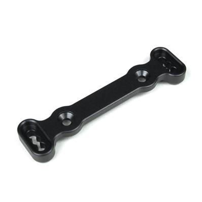 UK-Ackermann Plate (aluminum, gun metal anodized) TEKNO-RC