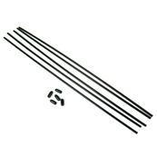 UK-Antenna Tube (universal, w/caps, 5pcs) TEKNO-RC