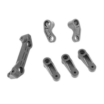 UK-Bell Cranks, Servo Horns, Ackerman Plate (revised, EB410.2) TEKNO-RC