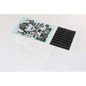 UK-White Plastics with Wraps: Promoto-MX LOSI