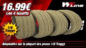 UK-TRUGGY 1/8th tire inserts (set of 4) WS-LINE