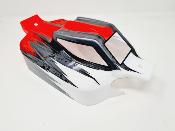 UK-Painted body ST4-Falcon white/gun metal/red for S35-4E SWORKZ