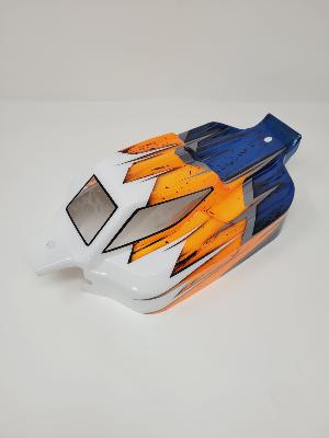 UK-Painted body ST-4 Falcon white/fluorescent orange/metalic blue for S35-4E SWORKZ