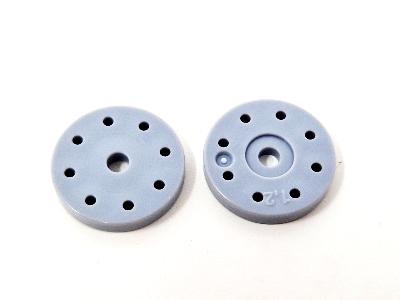 UK-1/8 BBS Precision Plastic Shock Piston(1.2 x 8Holes) (2) SWORKZ