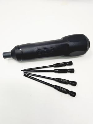 UK-Mini Hurricane BLACK Screwdriver - with bits WS-LINE