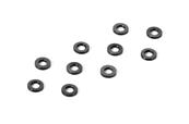 UK-Alu Shim 3x6x0.5mm - Black (10) X-RAY