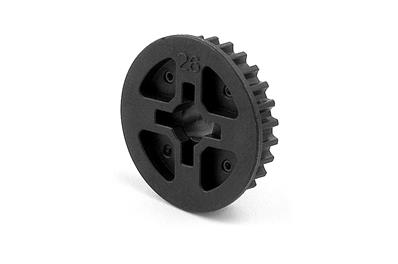 UK-Composite Belt Pulley 26T - Mid-Side X-RAY