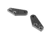 UK-XB8 Carbon steering plate - 3 dots (1+1) X-RAY