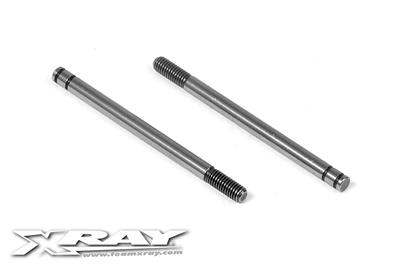 UK-Front Hardened Shock Shaft (2) X-RAY