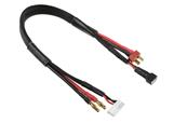 UK-Charge/Balance Lead - T-Plug 2S - Charger 6S XH Connector - 2S XH Connector - 14 AWG ULTRA V+ Silicone Wire - 30cm - 1 pc CORALLY