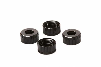UK-Lower Shock Seal Cap V4 - Black (4pcs) PR RACING